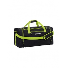 Erima Sports Bag Squad (Size M - 50 Litres) black/green 55x30x30cm